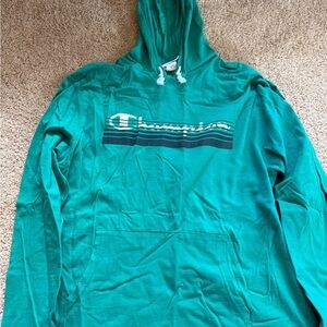 Champion Men's Green Hoodie